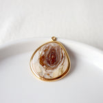 Load image into Gallery viewer, 2024 Rose Petal Organic Circle Necklace in 14k Gold
