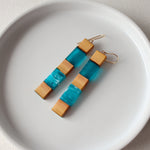 Load image into Gallery viewer, Dangle Wood Earrings. Reclaimed Cedar
