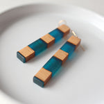 Load image into Gallery viewer, Dangle Wood Earrings. Reclaimed Cedar
