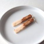 Load image into Gallery viewer, Dangle Earrings. Mallee Burl and Pink Resin
