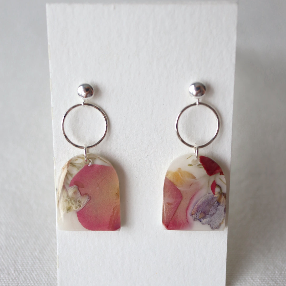 Florals 2023 Drop Earrings on Sterling Silver Studs