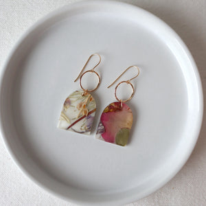 Florals 2023 Drop Earrings on Gold-filled Hooks