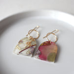 Load image into Gallery viewer, Florals 2023 Drop Earrings on Gold-filled Hooks
