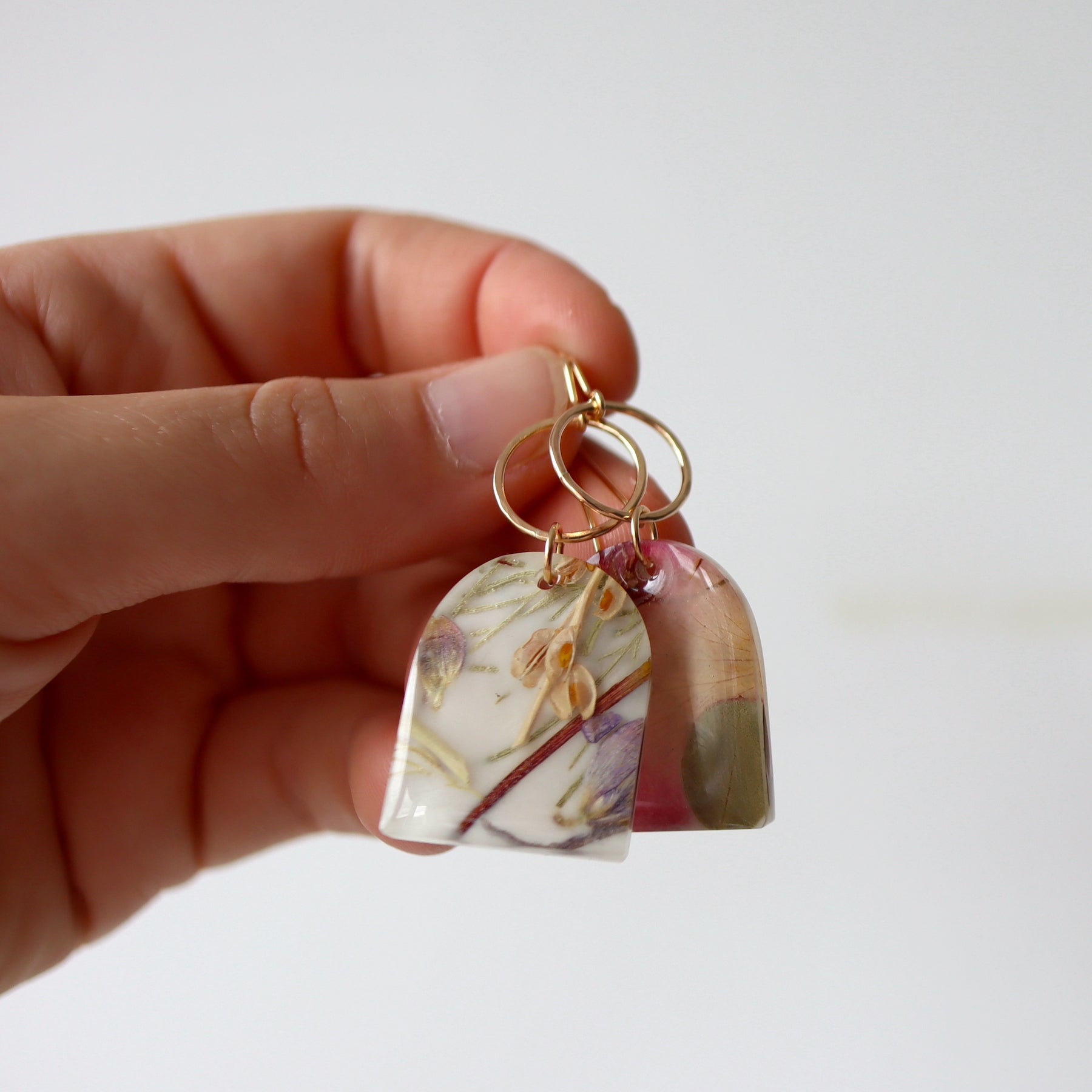 Florals 2023 Drop Earrings on Gold-filled Hooks