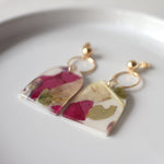Load image into Gallery viewer, Florals 2023 Drop Earrings on Gold-filled Studs

