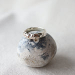 Load image into Gallery viewer, Translations. Textured Sterling Silver Ring 1 size 7.5
