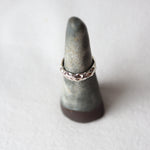 Load image into Gallery viewer, Translations. Textured Sterling Silver Ring 1 size 7.5
