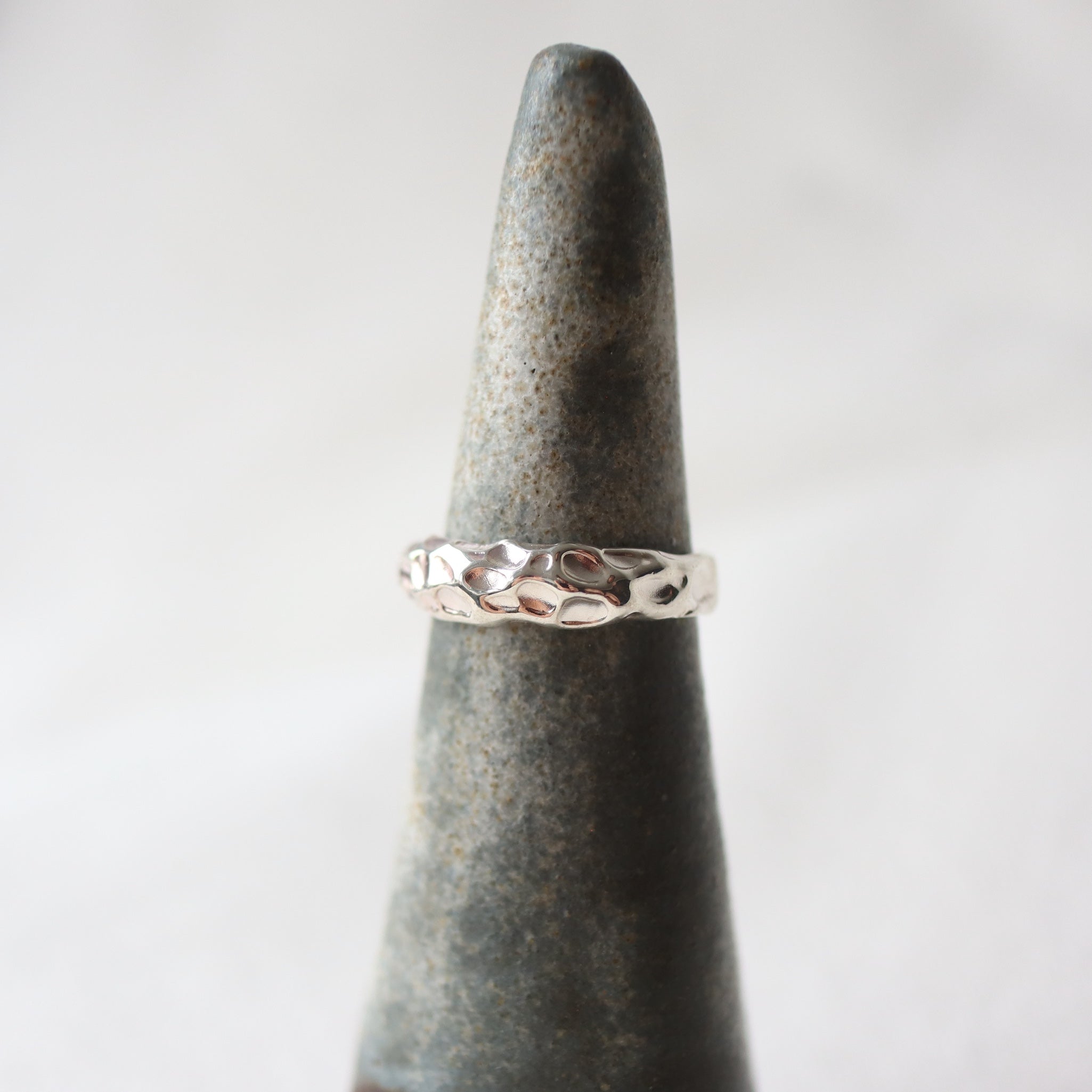 Translations. Textured Sterling Silver Ring 1 size 7.5