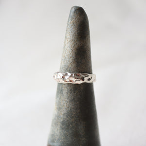 Translations. Textured Sterling Silver Ring 1 size 7.5