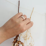 Load image into Gallery viewer, Translations. Textured Sterling Silver Ring 1 size 7.5

