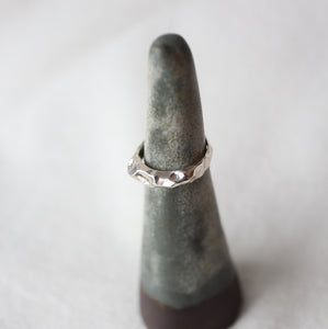 Translations. Textured Sterling Silver Ring 3 (size 6)