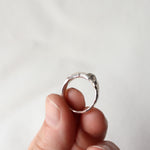Load image into Gallery viewer, Translations. Textured Sterling Silver Ring 3 (size 6)
