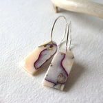 Load image into Gallery viewer, Florals. Hoop Earrings with Peony Petals (33mm)
