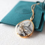 Load image into Gallery viewer, Dawn Collection. Gold Organic Circle Necklace
