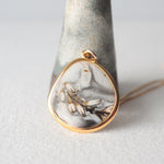 Load image into Gallery viewer, Dawn Collection. Gold Organic Circle Necklace
